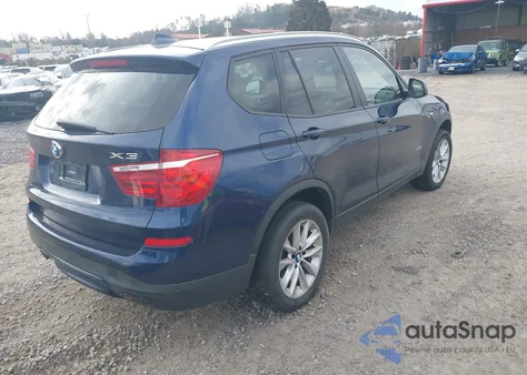 2015 BMW X3 xDrive28I from USA, damaged, VIN 5UXWX9C51F0D54959